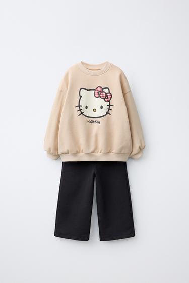 ENSEMBLE EN MOLLETON HELLO KITTY © SANRIO - Écru de Zara