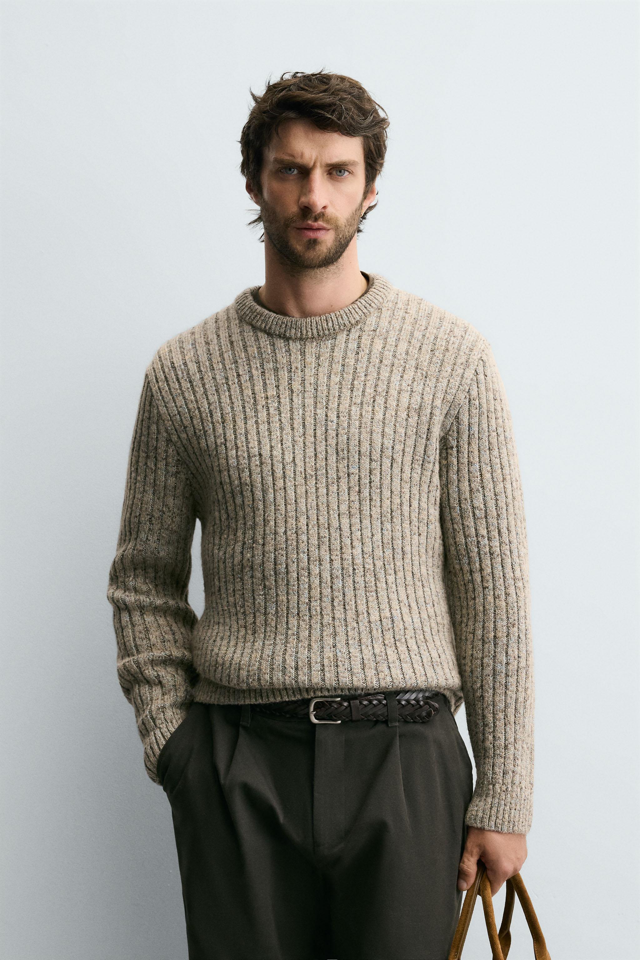 RIBBED TEXTURED JUMPER