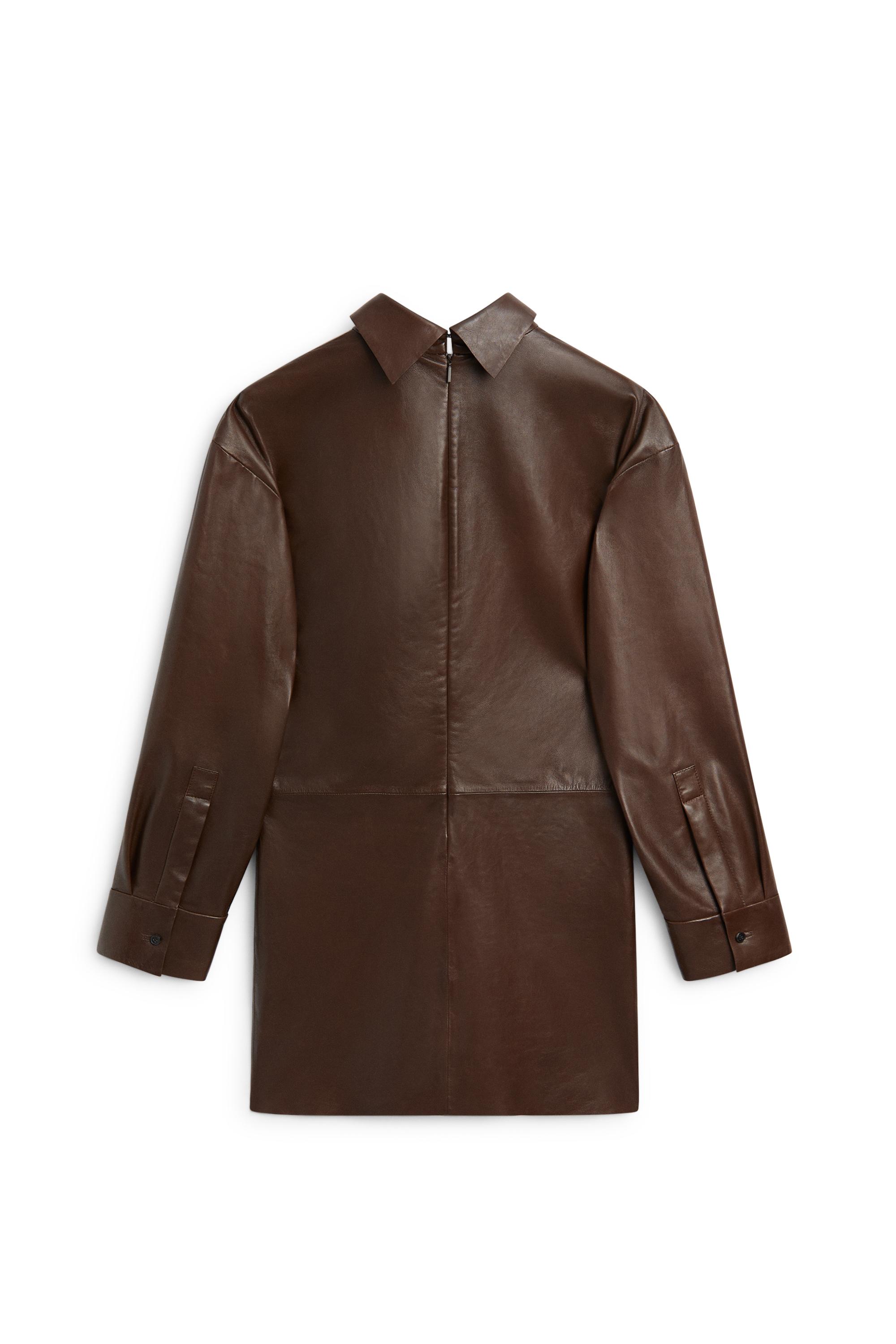 High neck leather blouse - LIMITED EDITION