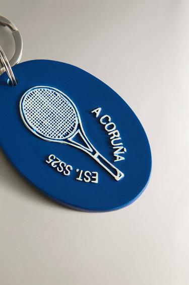 RESIN TENNIS KEY RING - Blue by Zara - Image 3
