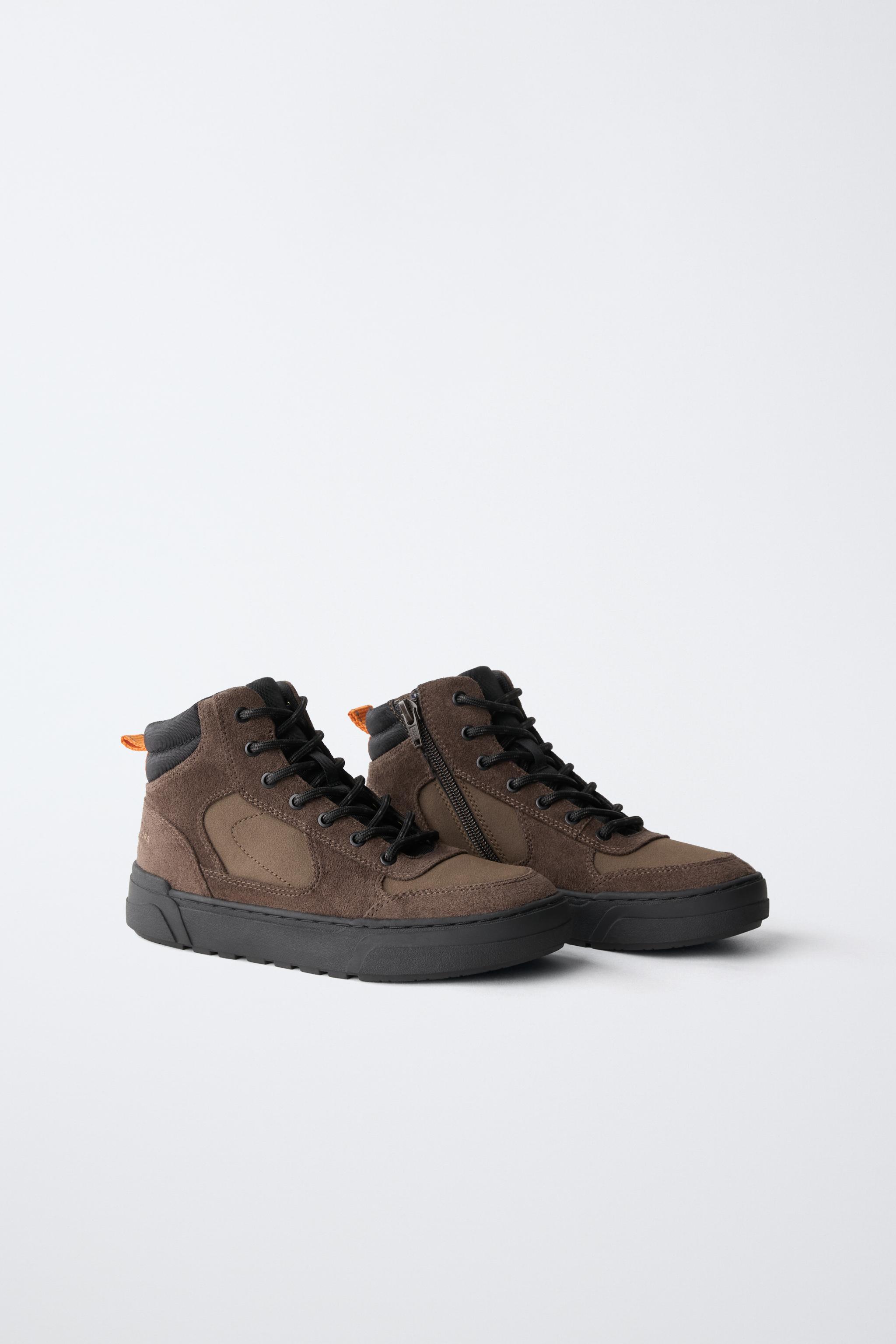 PANEL SNEAKER BOOTS