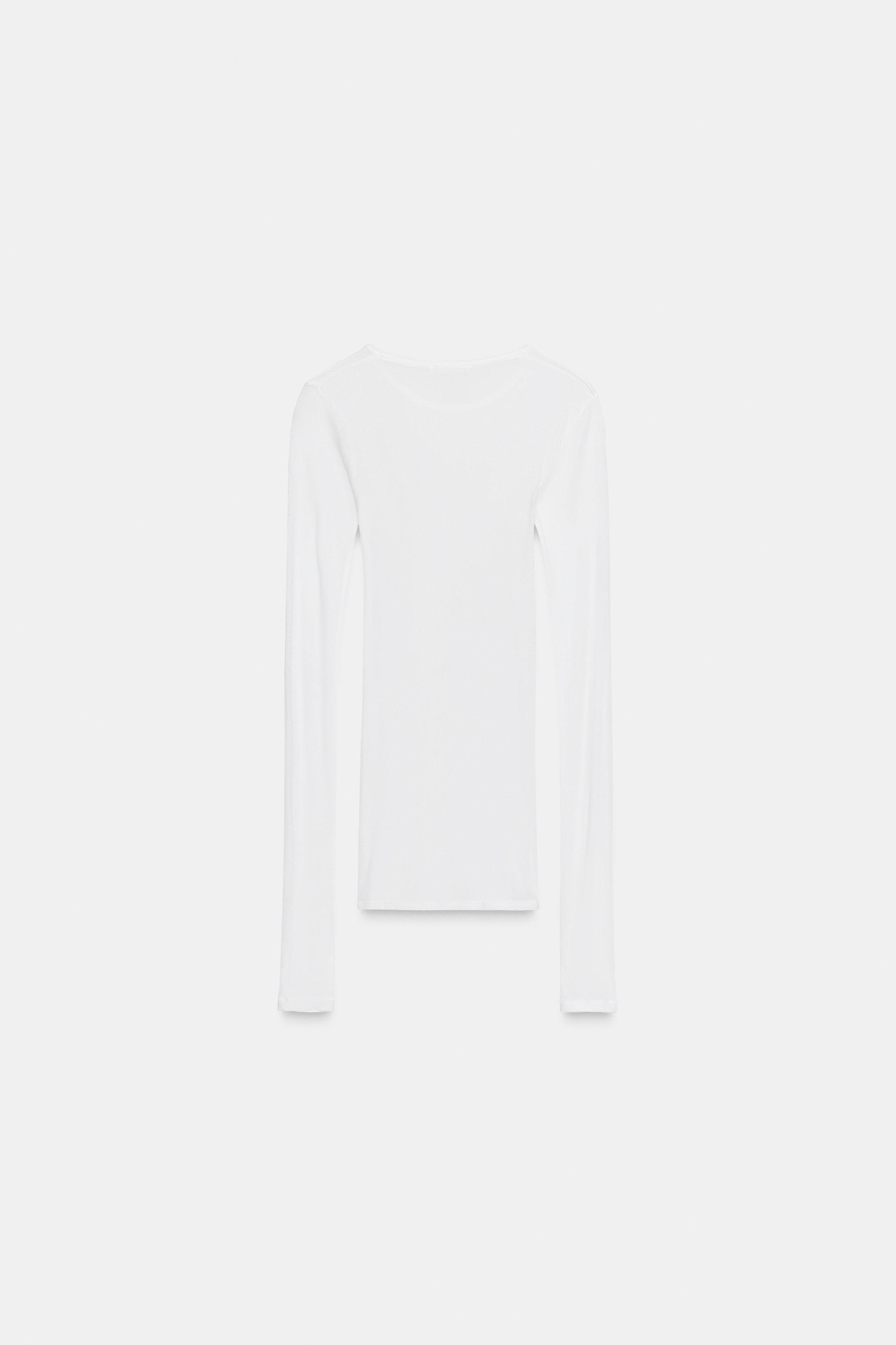 SUPIMA® UZUN KOLLU T-SHIRT - Görsel 2