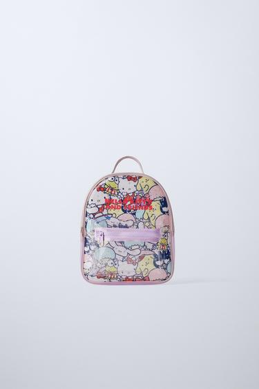 HELLO KITTY AND FRIENDS © MINI VINYL BACKPACK - Ecru White by Zara