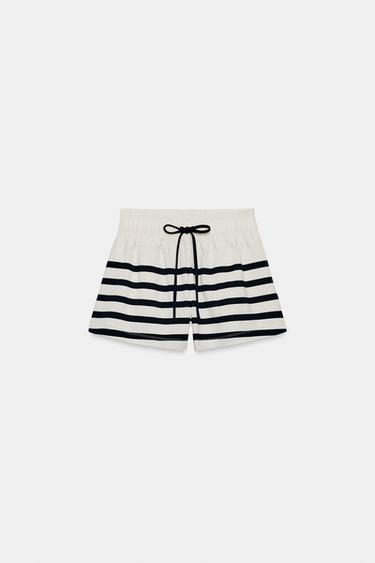 SHORT À RAYURES - rayures de Zara - Image 5