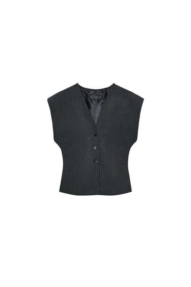 CHALECO RAYA DIPLOMÁTICA - Plomo de Zara
