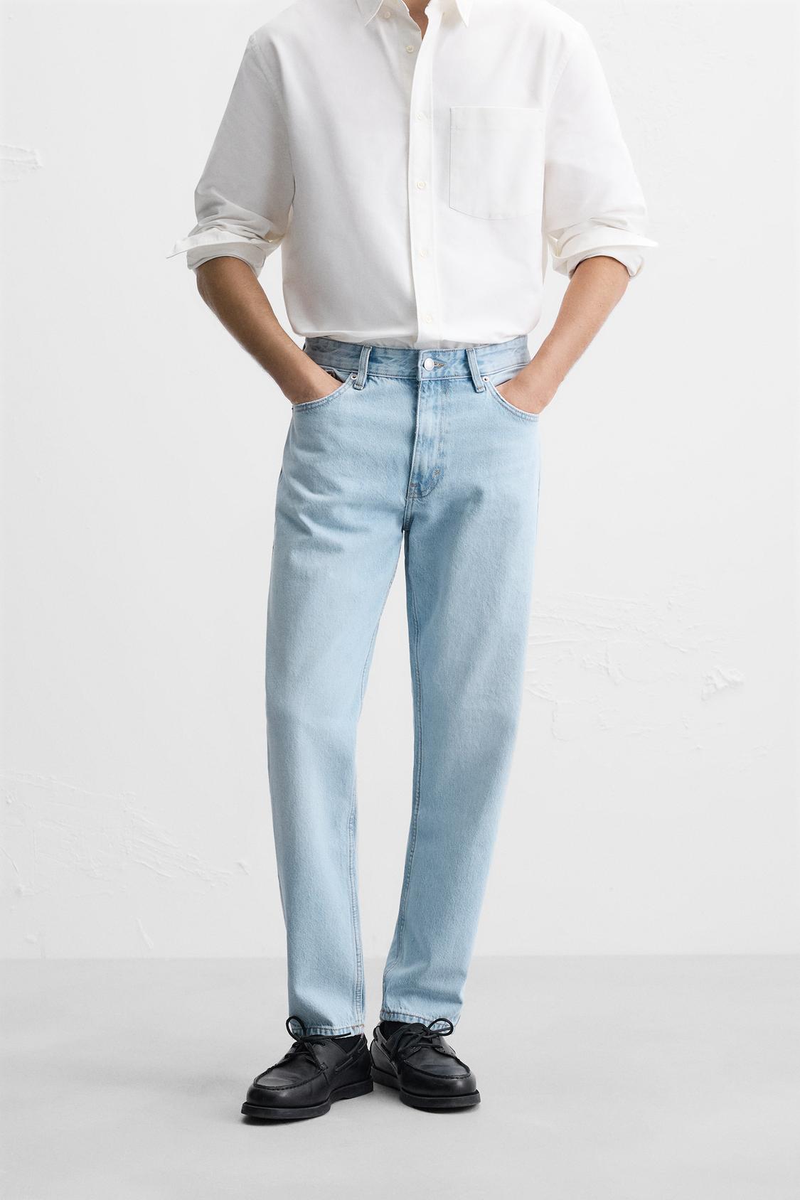 SLIM FIT TAPERED JEANS