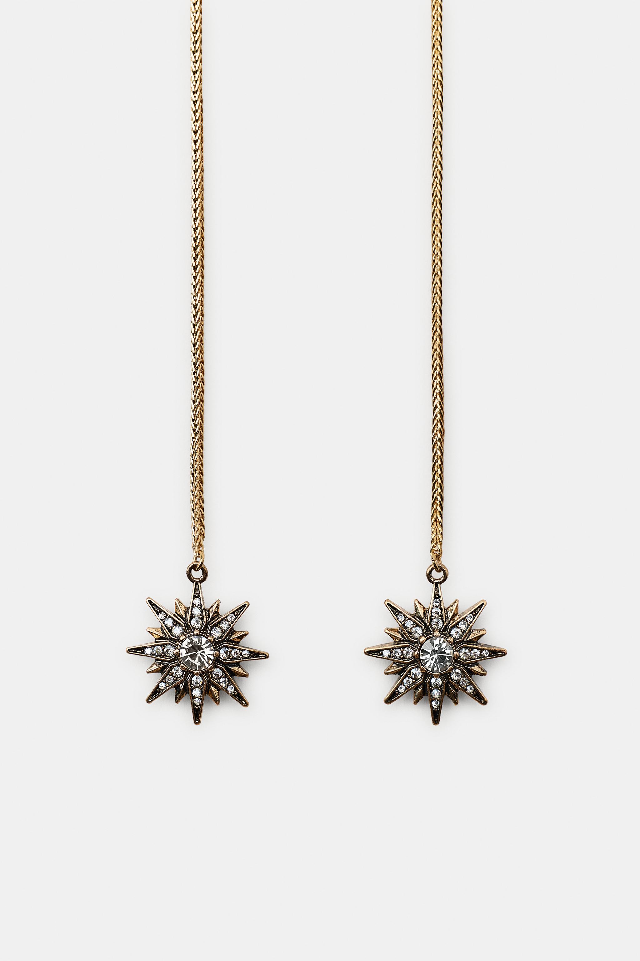 LONG CHAIN STAR NECKLACE