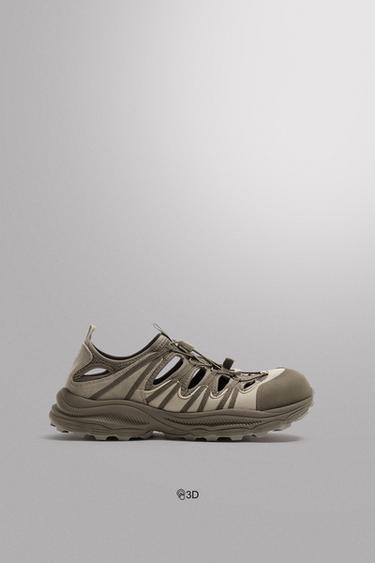 TECHNICAL SANDALS - Grey by Zara