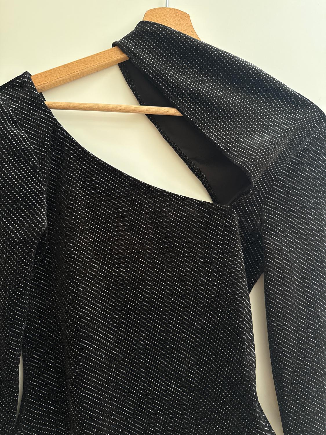 SHIMMERY VELVET BODYSUIT - Image 2