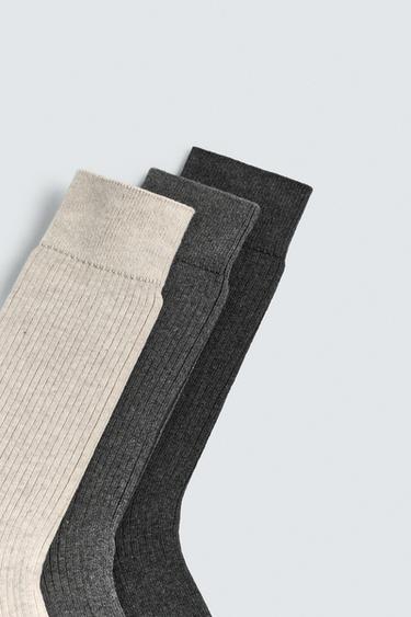 3-PACK OF BASIC RIBBED SOCKS - various by Zara - Image 2