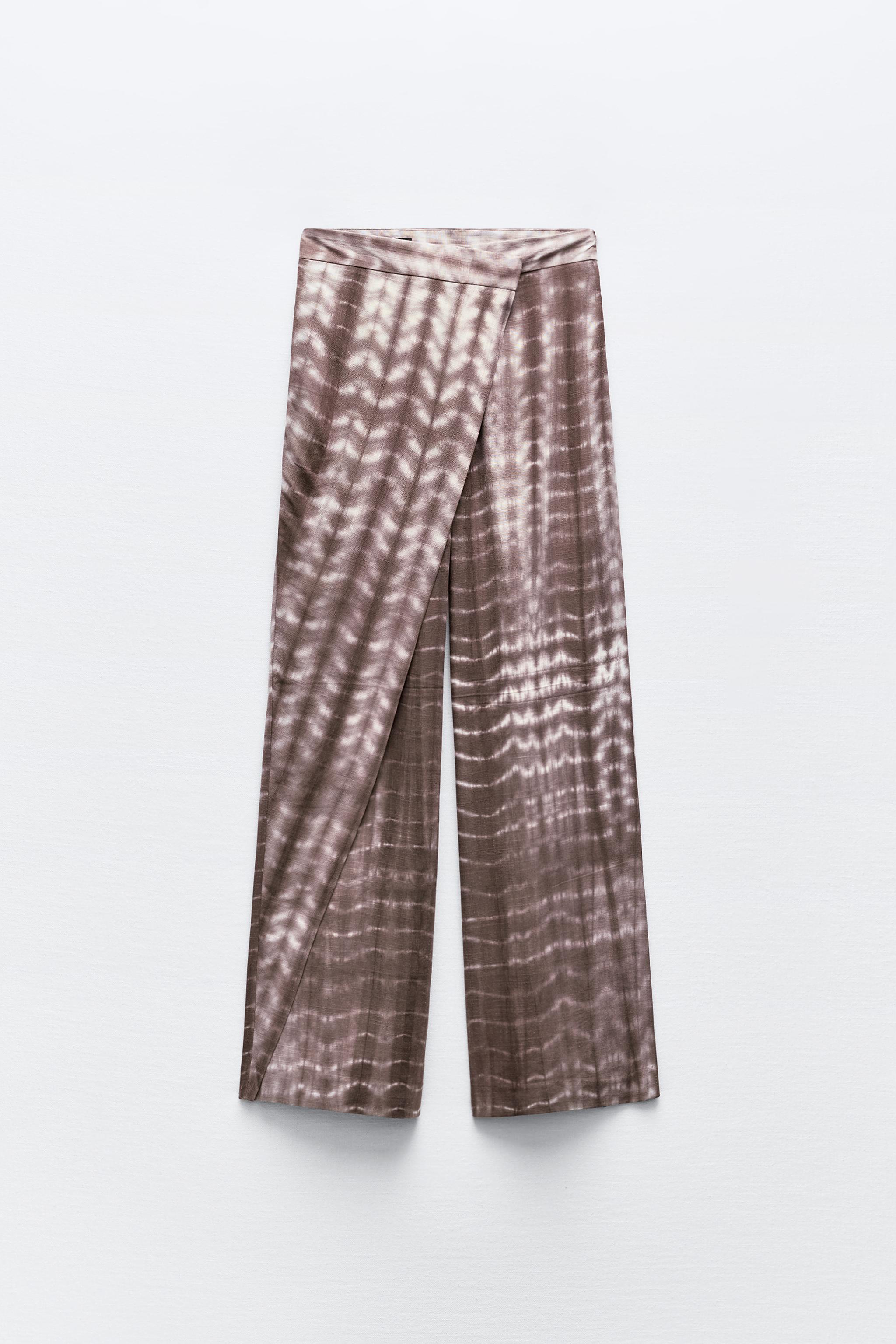 TIE-DYE WRAP PANTS