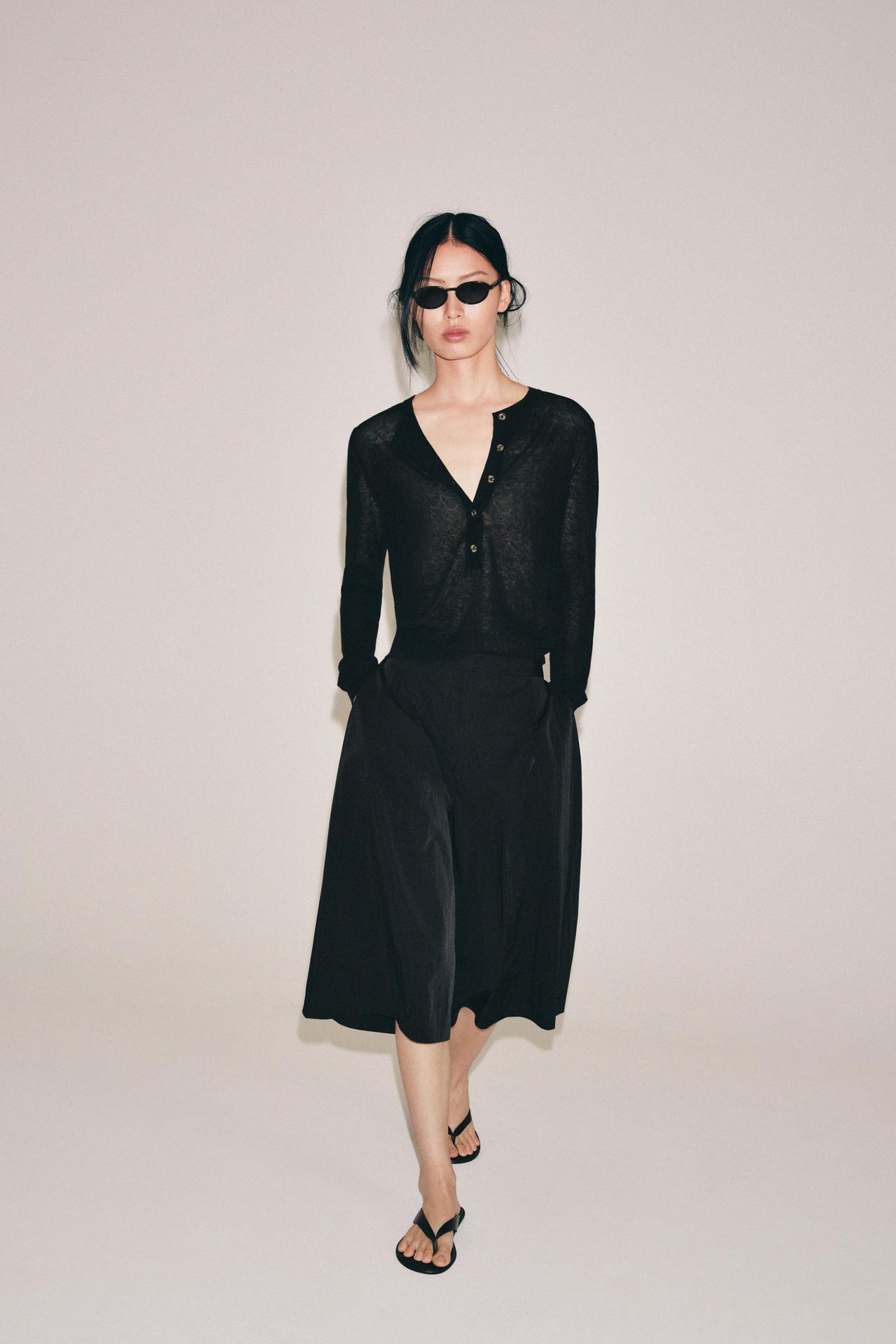 ZW COLLECTION TECHNICAL BERMUDA SHORTS — Black
