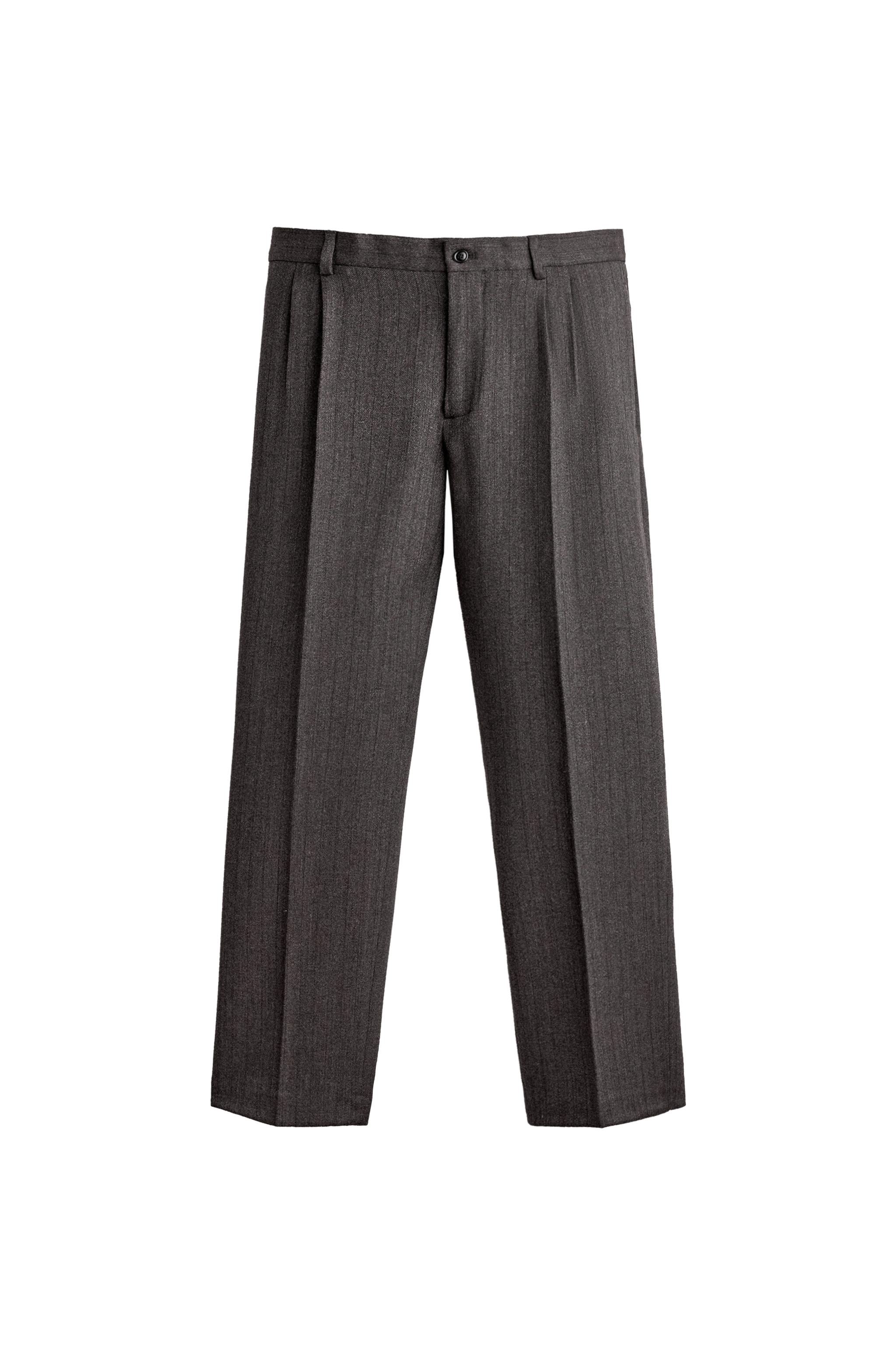 PANTALÓN TRAJE 100% LANA MANTECO®