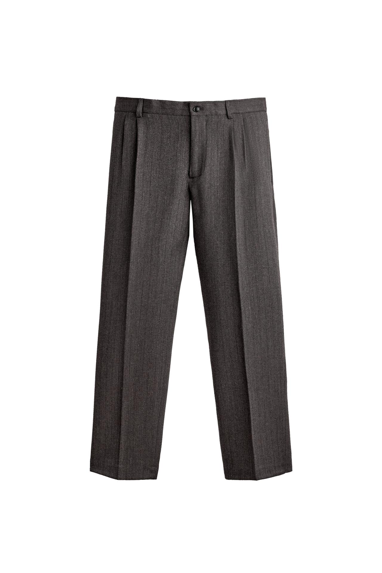 100% WOOL MANTECO® SUIT TROUSERS