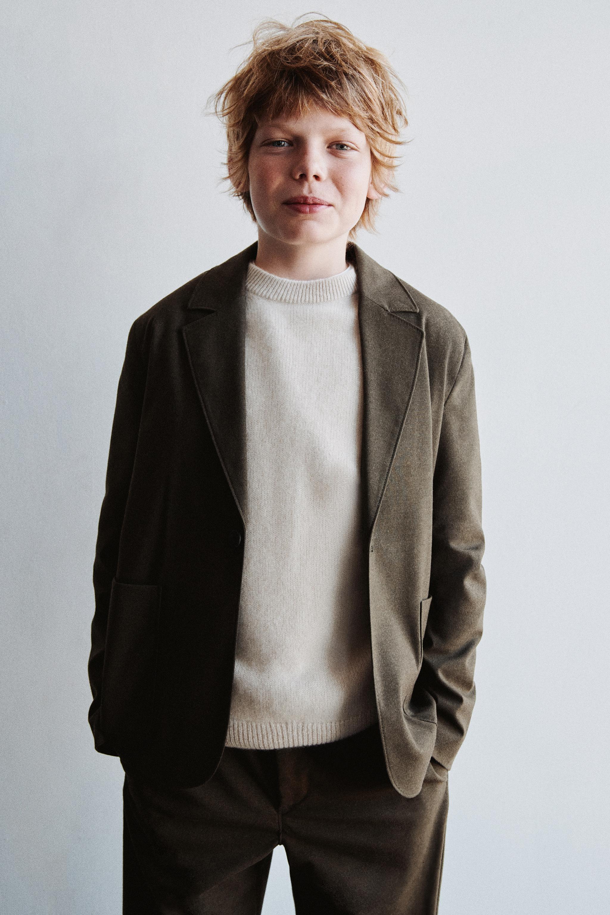 VESTE DE COSTUME EN FLANELLE