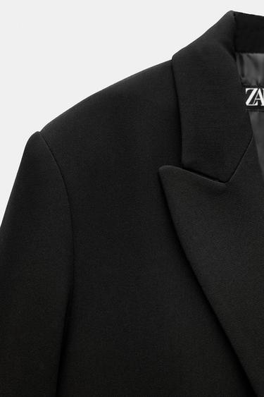 OVERSIZE DOUBLE-BREASTED BLAZER - Black by Zara - Image 9