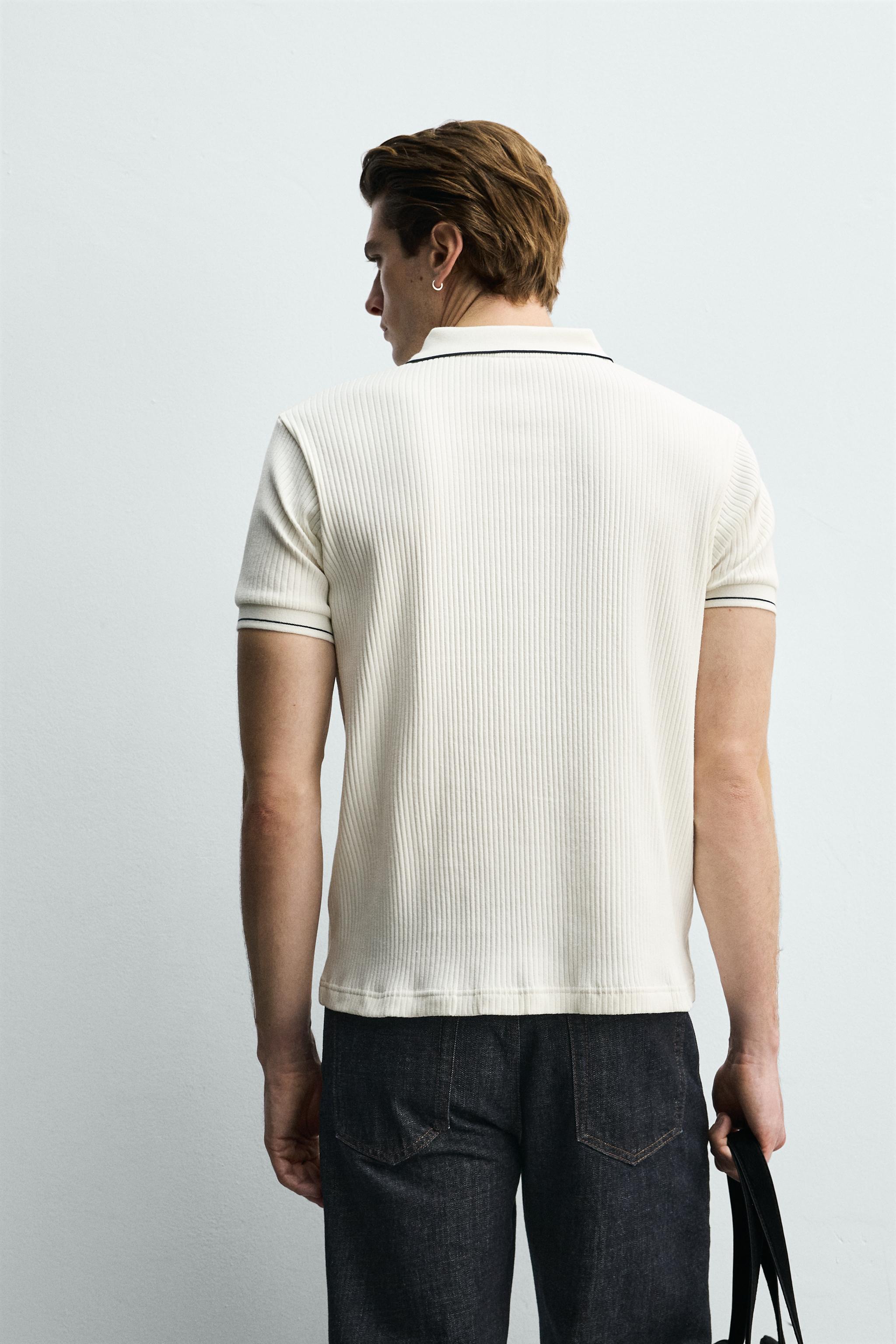 POLO CANNELÉ REGULAR FIT