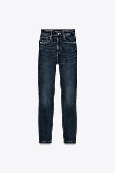 JEANS TRF SCULPT TIRO ALTO - Índigo oscuro de Zara