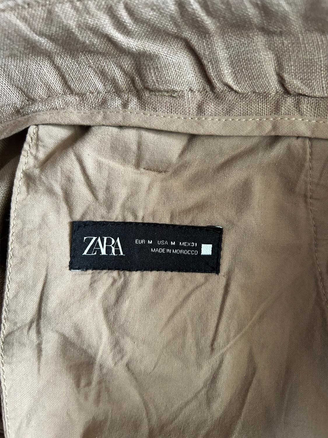 100% LINEN BERMUDA SHORTS - Image 5