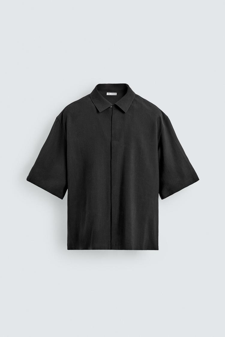 ZARA RELAXED FIT FLOWING SHIRT