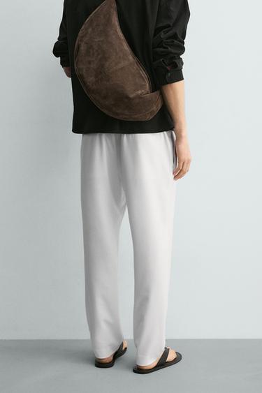 PANTALON JOGGER À TAILLE CONFORTABLE - Blanc de Zara - Image 2