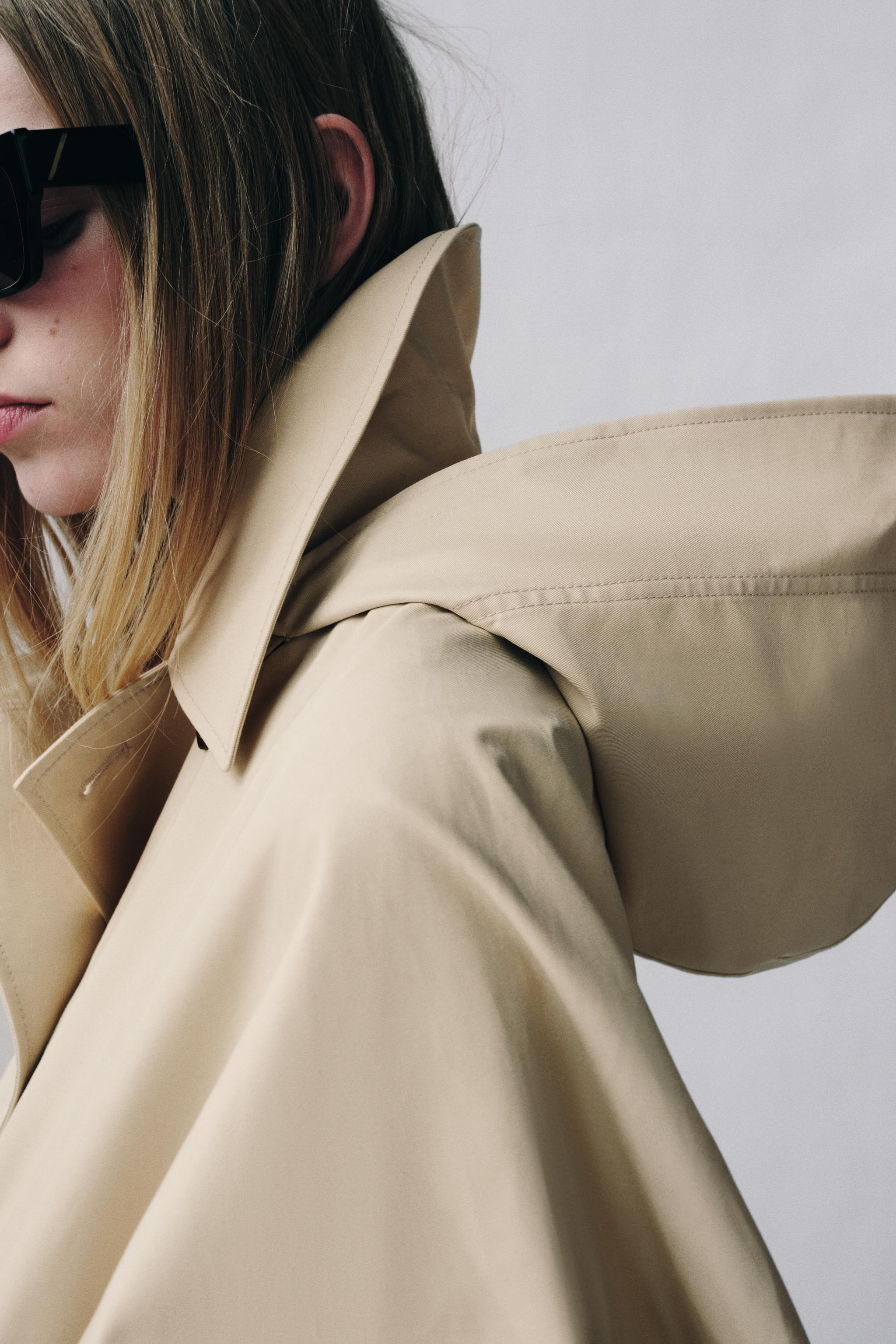 SHORT WATER REPELLENT TRENCH COAT ZW COLLECTION