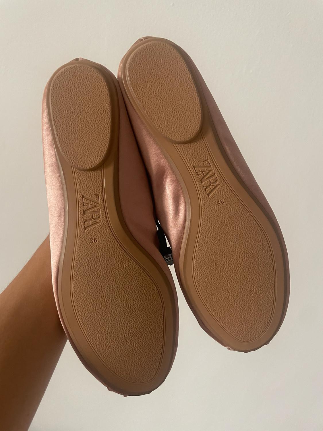 SATIN BALLET FLATS - Image 6