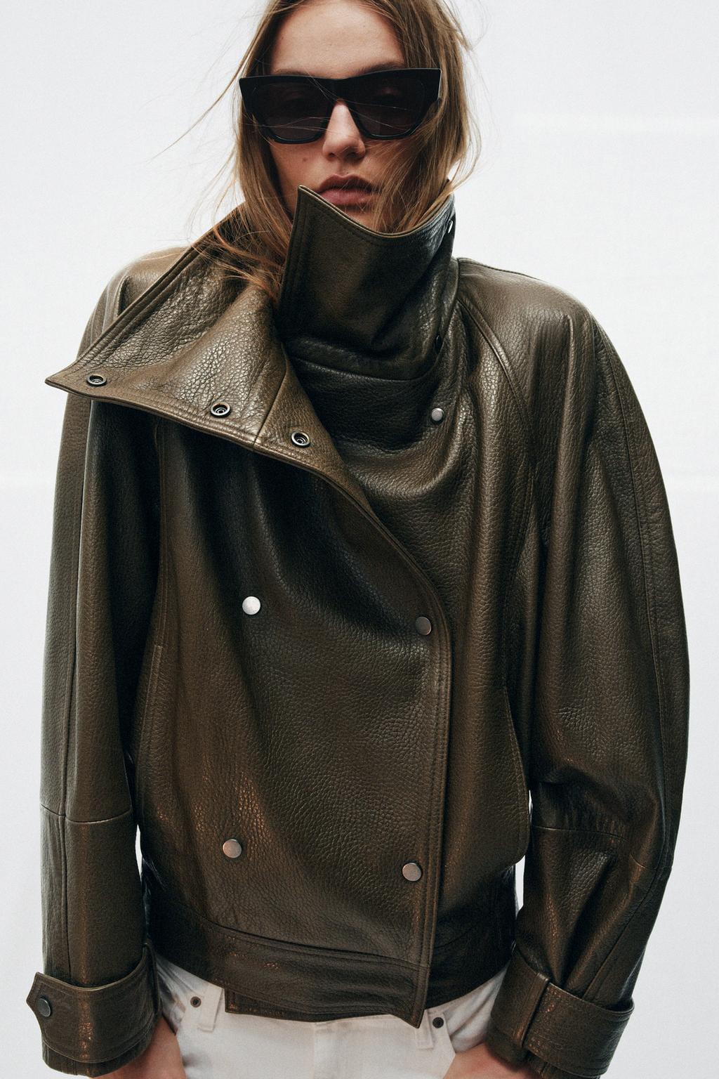 ZW COLLECTION LIMITED EDITION OVERSIZED LEATHER JACKET