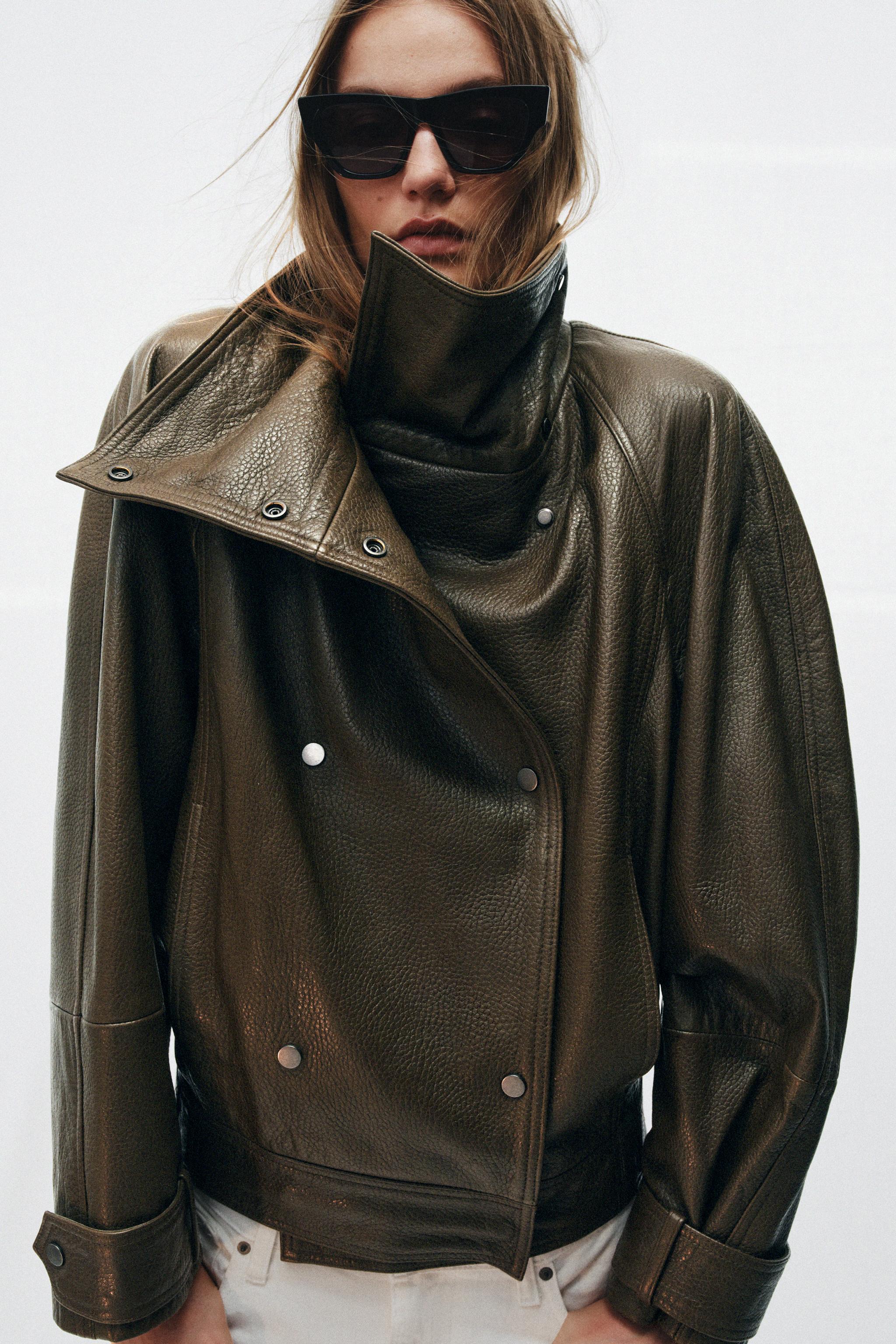 ZW COLLECTION LIMITED EDITION OVERSIZED LEATHER JACKET
