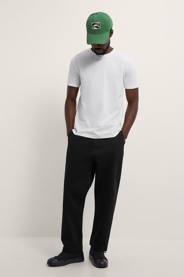 CAMISETA BÁSICA SLIM FIT - Branco da Zara - Imagem 0