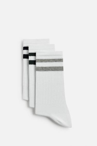 CALCETÍNS BANDAS PACK 3 - varios de Zara - Imaxe 0