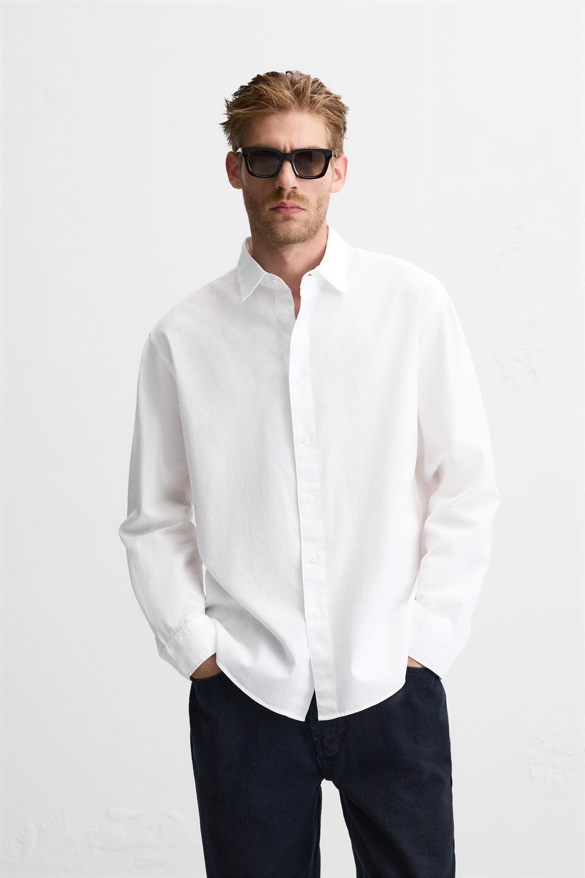 Zara chemise homme blanche sale