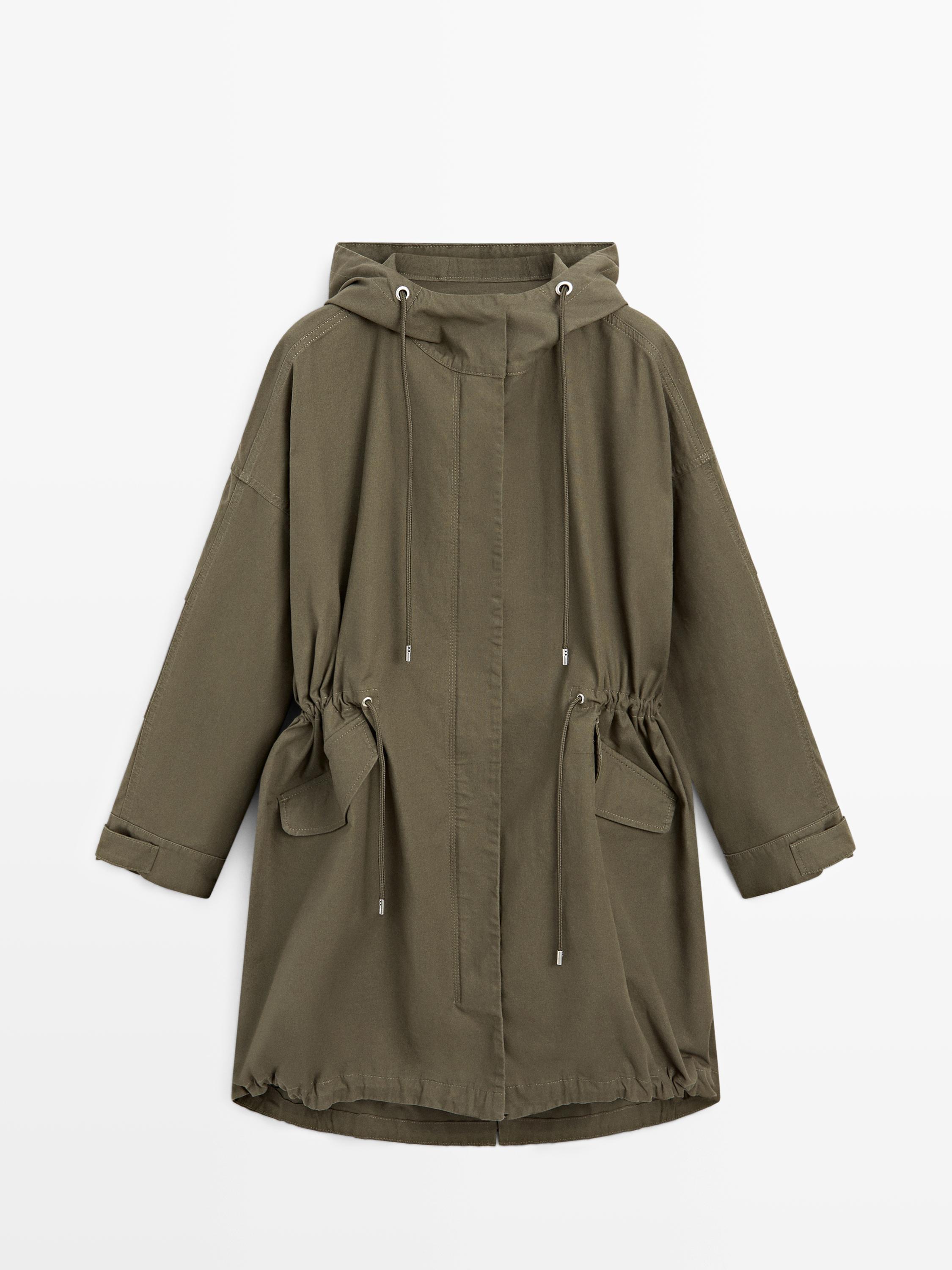 Long cotton parka