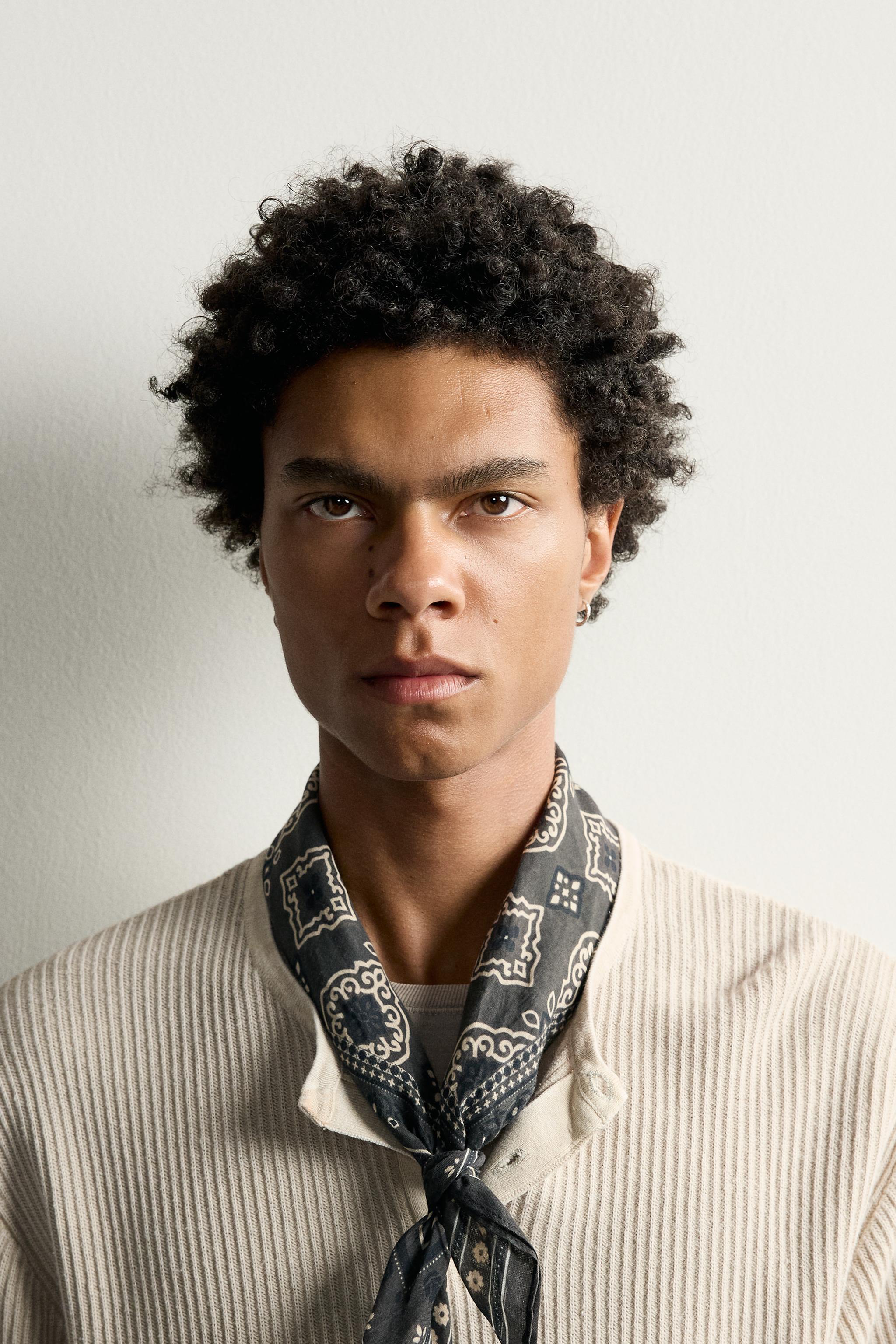 Zara Geometrik Desenli Bandana