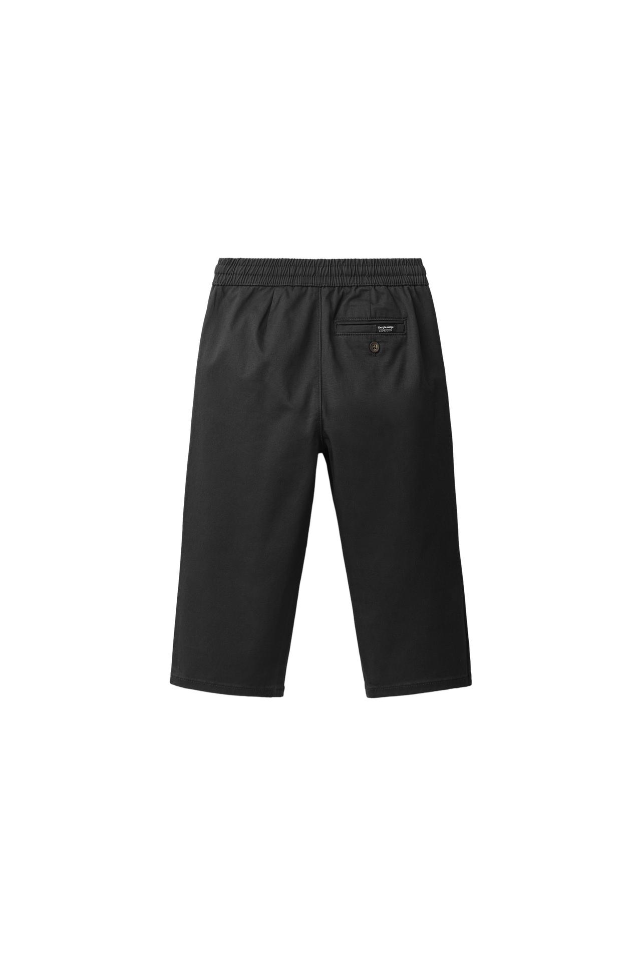 JOGGER CHINO PANTS — Black