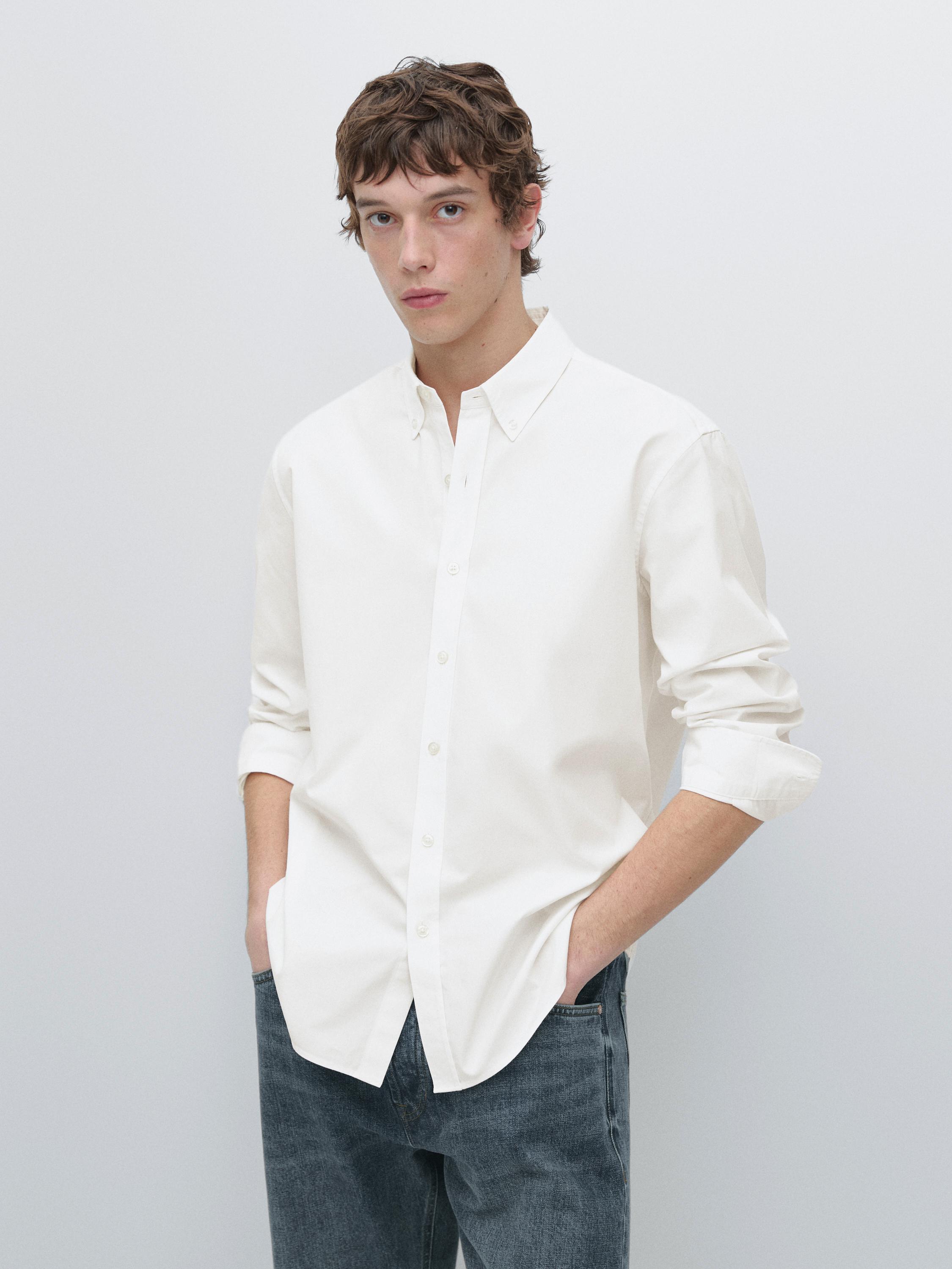 Regular fit 100% cotton shirt