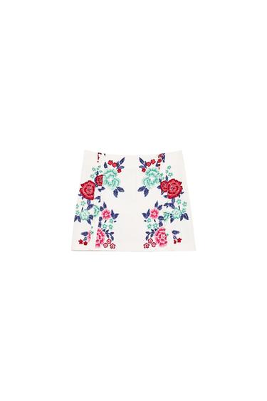FLORAL PRINT SKIRT