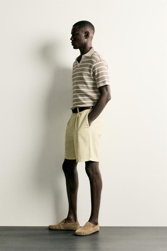 POLO REGULAR FIT À RAYURES - Multicolore de Zara - Image 3