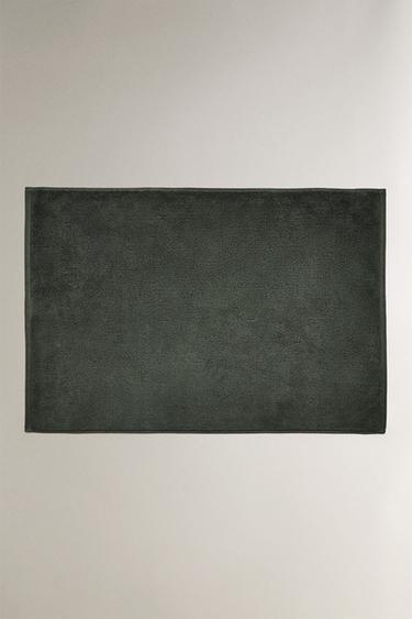 BADVORLEGER AUS BAUMWOLLE - Dunkelgrün von Zara