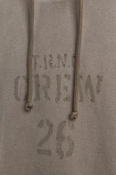 SWEAT DÉLAVÉ RELAXED FIT TRAINING - Marron clair de Zara - Image 9