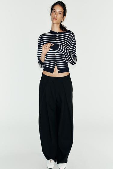 STRIPED KNIT CARDIGAN - Stripes by Zara - Image 0