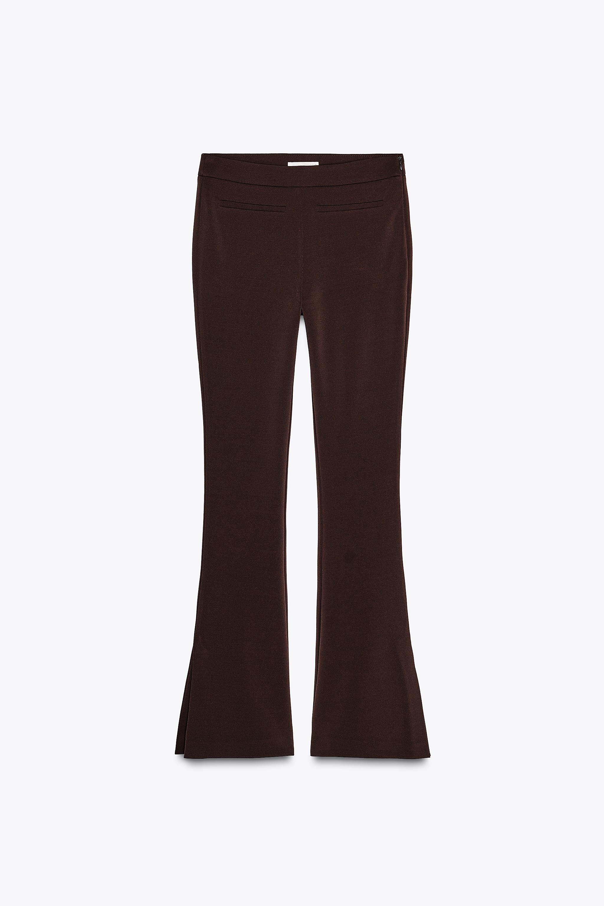 クレープフレアパンツ - ネイビーブルー | ZARA Japan / 日本