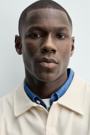 POLO REGULAR FIT - Blanc cassé de Zara - Image 4