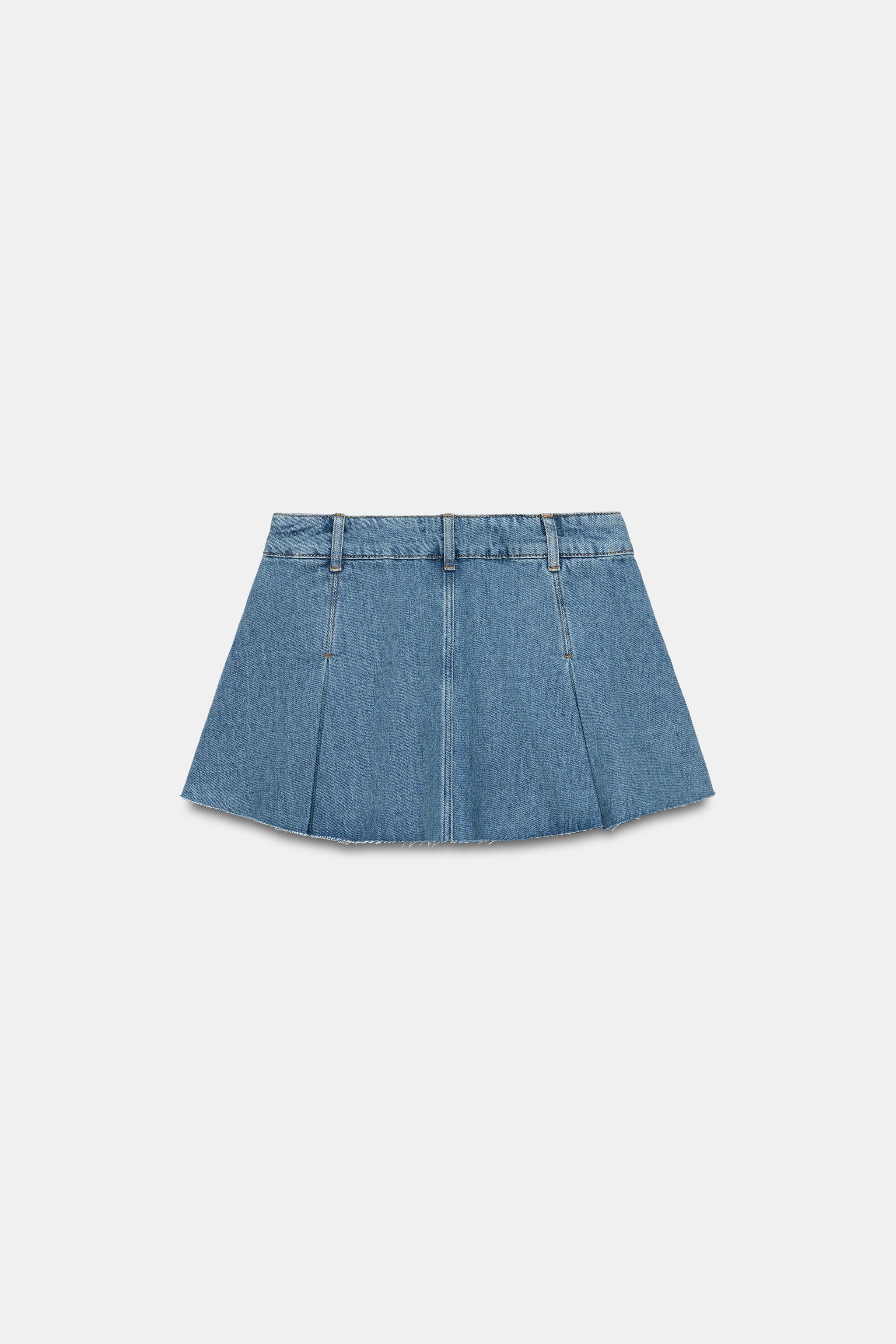ZW COLLECTION DENIM MINI SKIRT