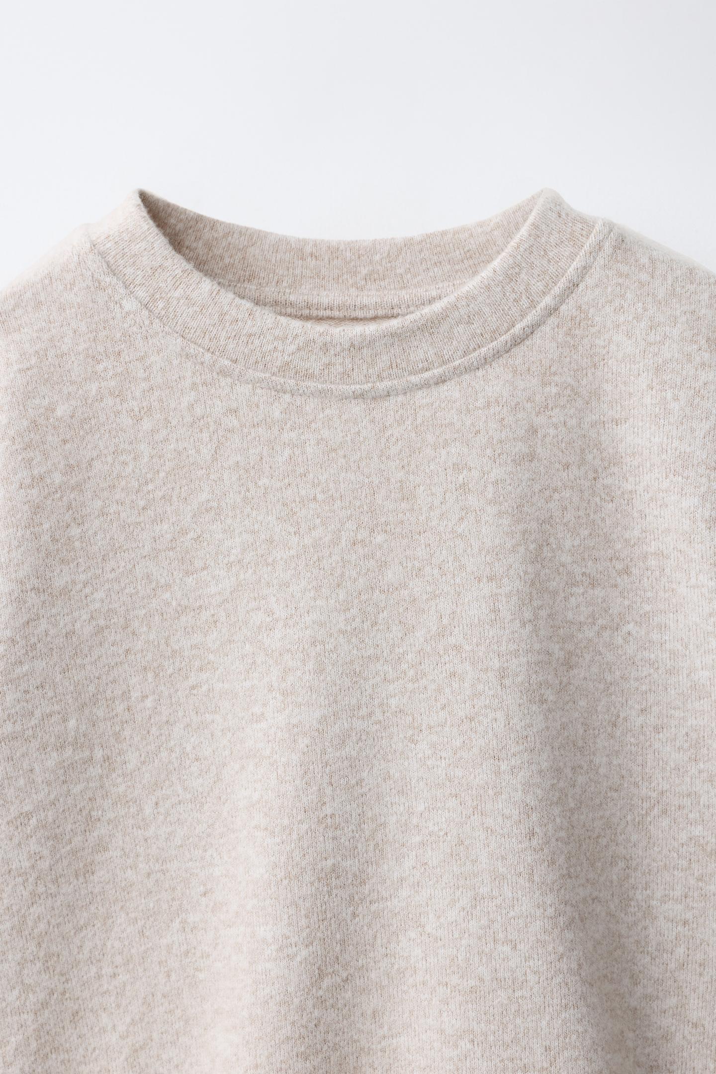 Детская футболка Zara Soft Touch Lace, цвет: Бежевый — фото 3