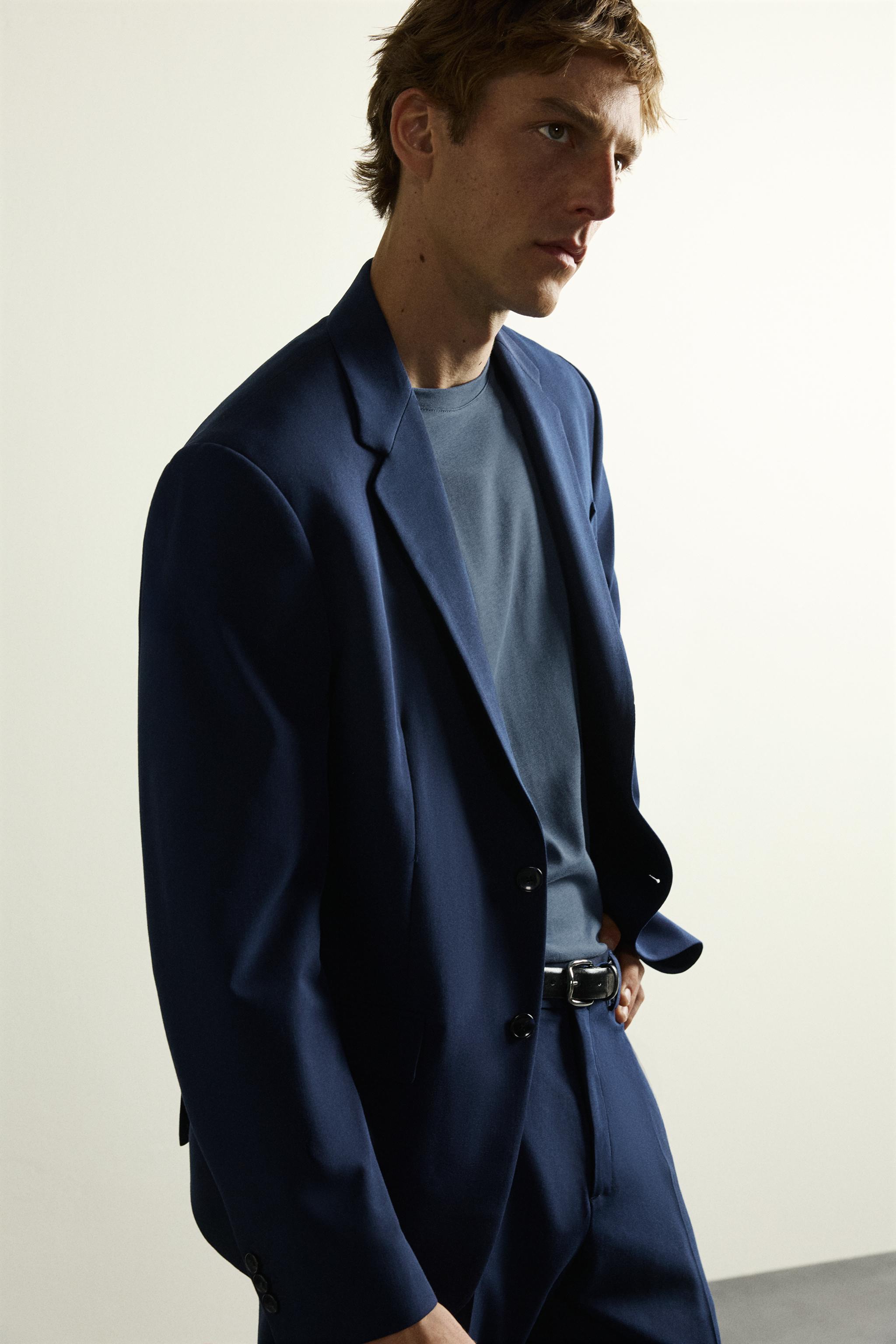 コンフォートスーツブレザー - ダイブルー | ZARA Japan / 日本