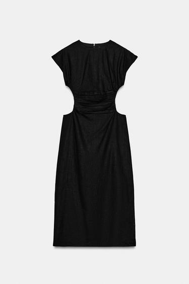 ROBE AJOURÉE ZW COLLECTION - Noir de Zara - Image 6