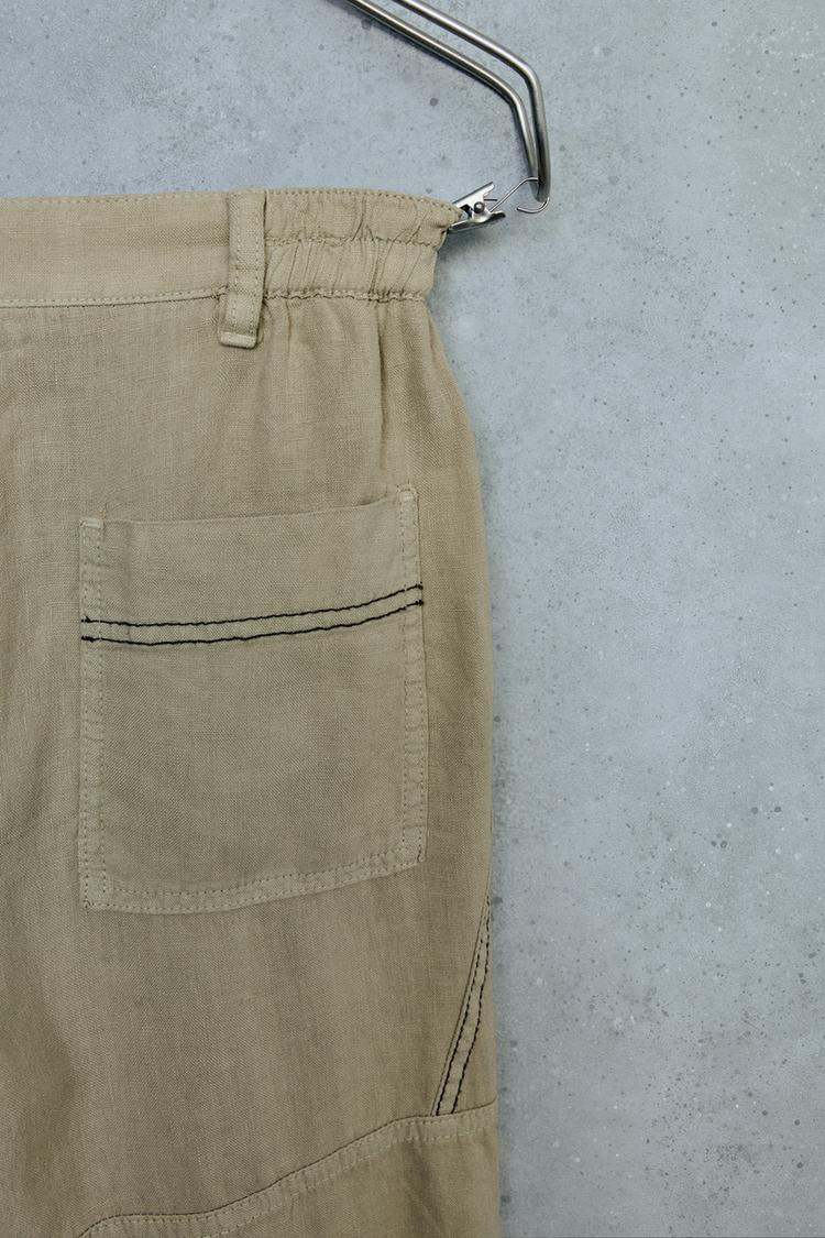 STORIESZ - Pantalones 100% lino 6