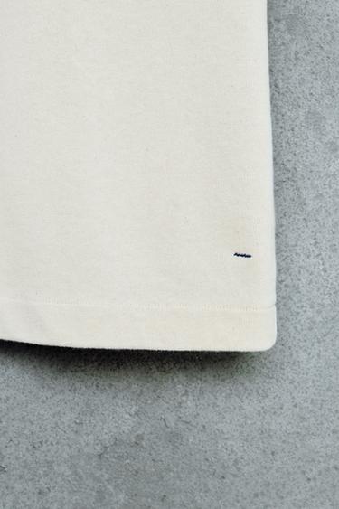 STORIESZ - HEAVYWEIGHT PLAIN T-SHIRT - Ecru by Zara - Image 3