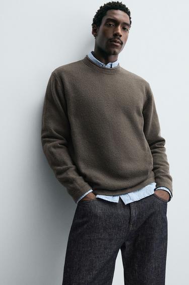 TEXTURED SWEATER - Mid-green by Zara - Image 5
